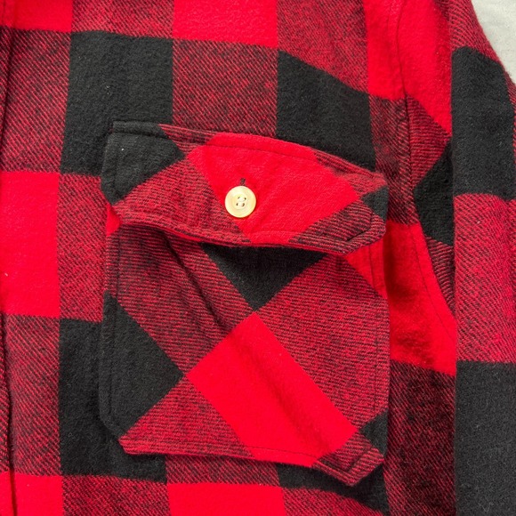 Anti Social Social Club Red and Black Plaid Shirt - Picture 6 of 9
